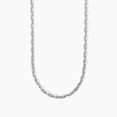 Mabina Collana uomo in argento con catena a maglia marina