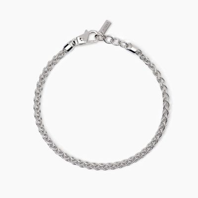 Mabina Bracciale uomo in argento con catena spiga EVERY DAY