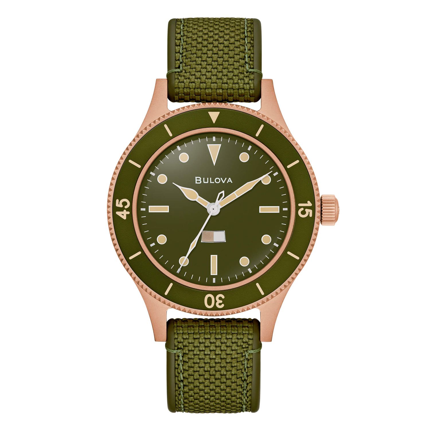 OROLOGIO BULOVA MIL-SHIP BRONZE 150 ANNIVERSARY 98A324