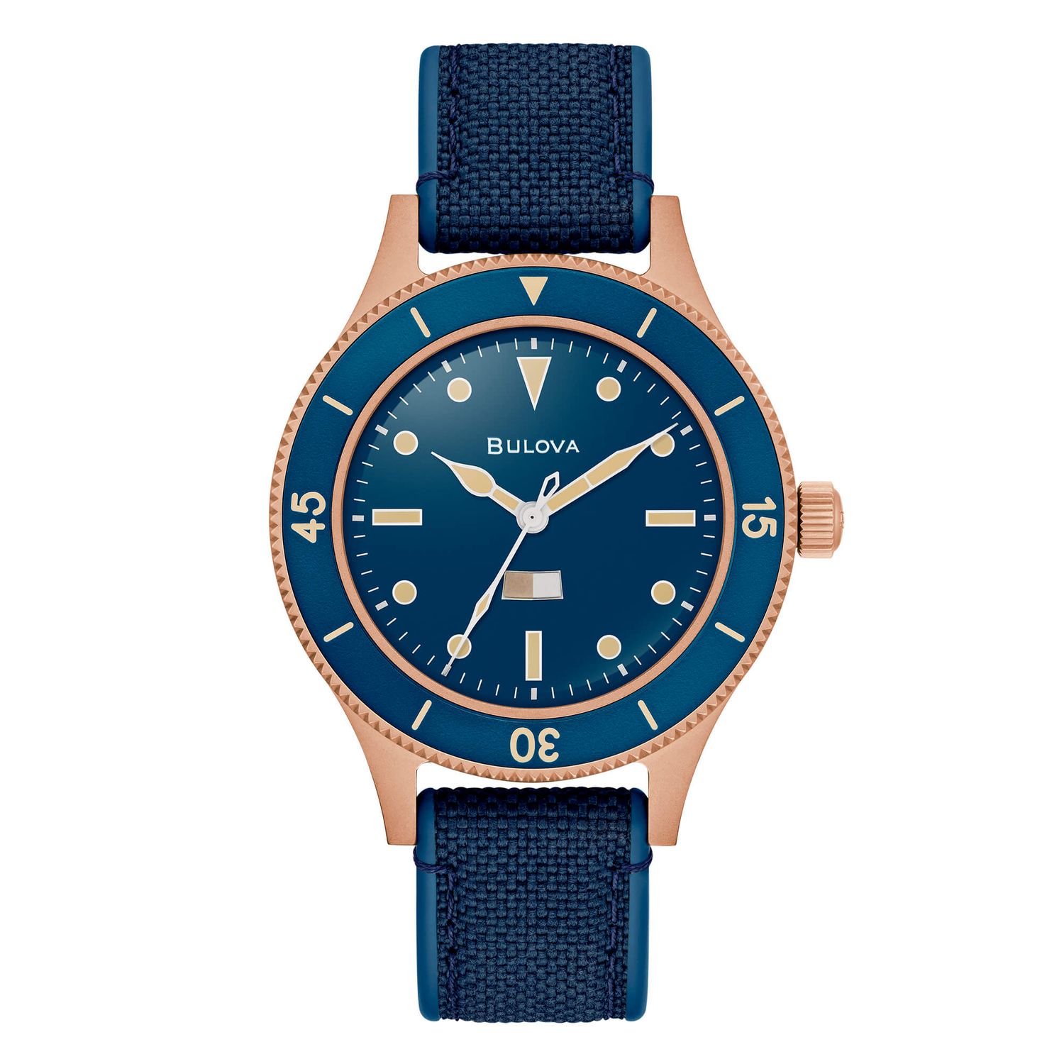 OROLOGIO BULOVA MIL-SHIP BRONZE 150 ANNIVERSARY 98A325
