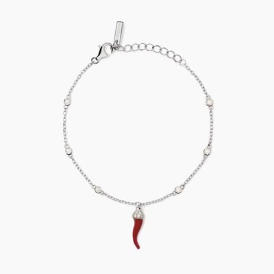 Mabina Bracciale con ciondolo peperoncino