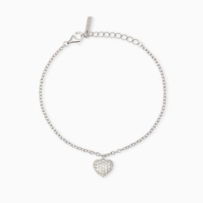 Mabina Bracciale regolabile con ciondolo a cuore