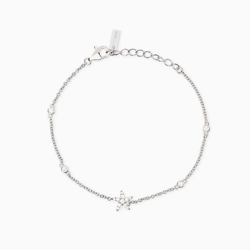 Mabina Bracciale con stella marina e zirconi