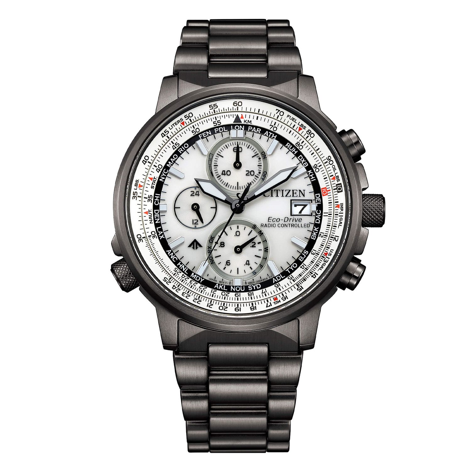 OROLOGIO CITIZEN CRONO PILOT RADIOCONTROLLATO 41mm AT8304-57A