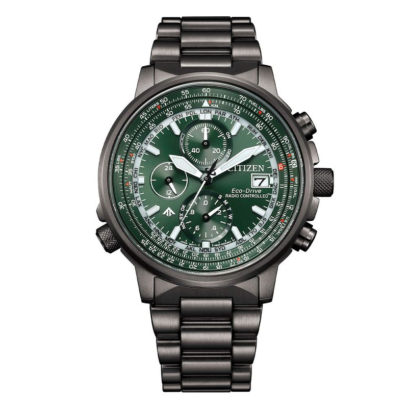 OROLOGIO CITIZEN CRONO PILOT RADIOCONTROLLATO 41mm AT8304-57W