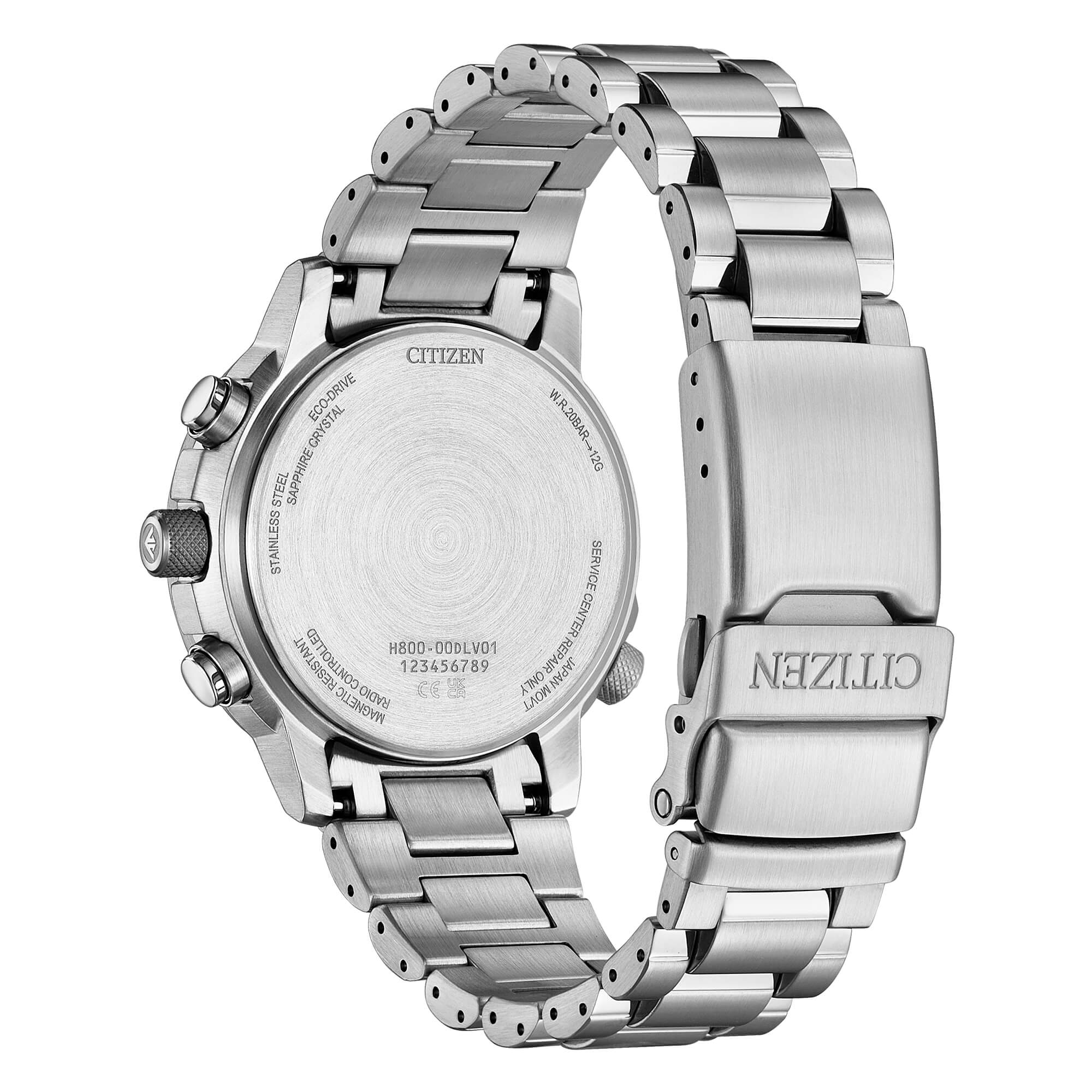 OROLOGIO CITIZEN CRONO PILOT RADIOCONTROLLATO 41mm AT8300-58E