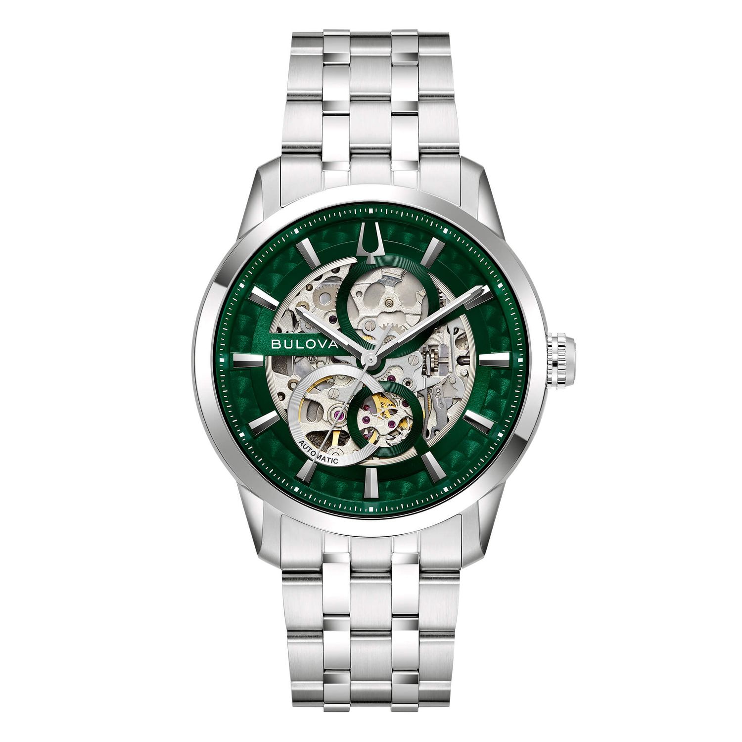 OROLOGIO BULOVA SUTTON SKELETON 40mm 96A329