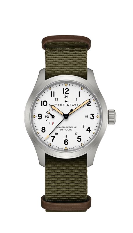 OROLOGIO HAMILTON KHAKI FIELD MECHANICAL POWER RESERVE 40mm H69509910