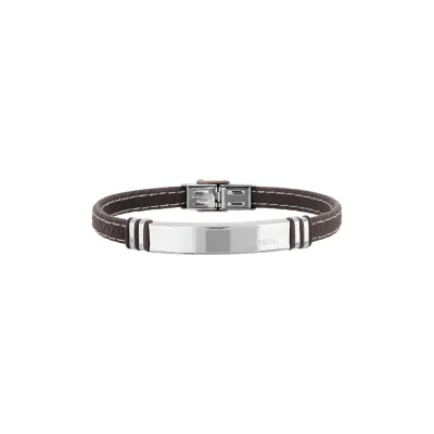 Breil Bracciale Uomo Savage Marrone Breil Bracciale Uomo Savage Marrone