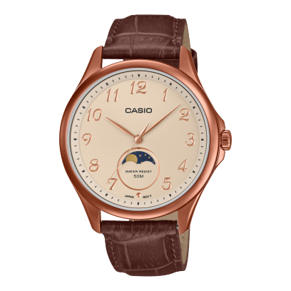OROLOGIO CASIO TIMELESS MOONPHASE MTP-M110RL-5AVER