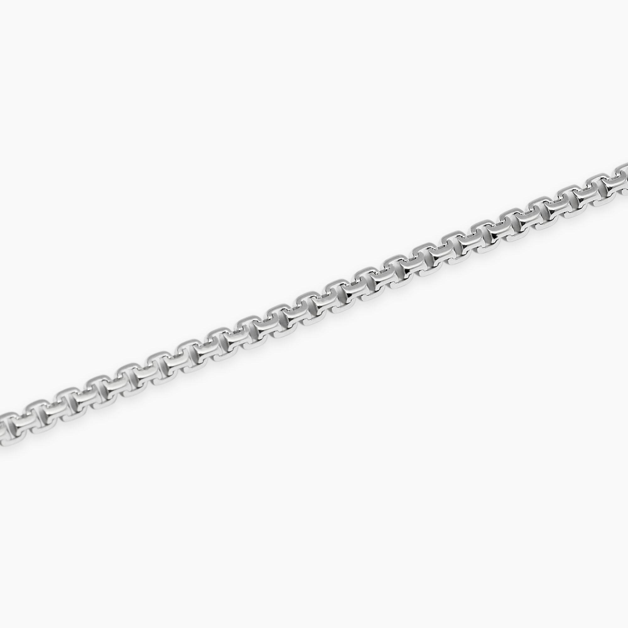 Mabina Bracciale in argento con catena greca