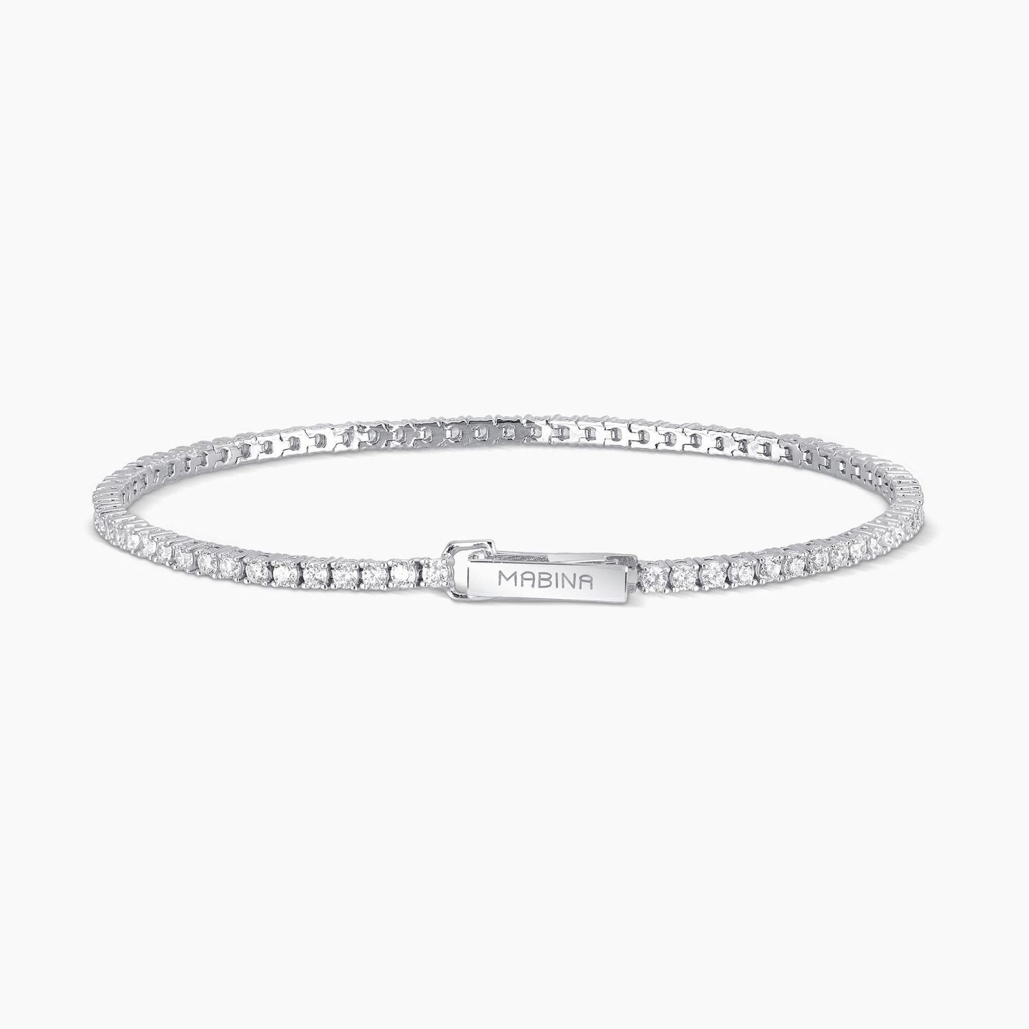 Mabina Bracciale tennis con zirconi