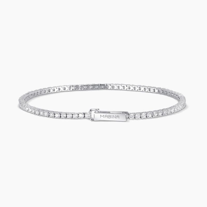 Mabina Bracciale tennis con zirconi