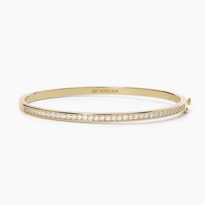 Mabina Bracciale rigido oro con pietre