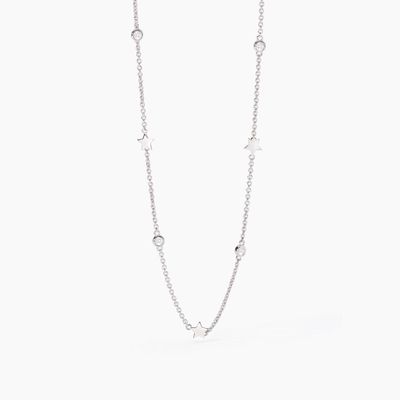 Mabina Girocollo con stelle e zirconi