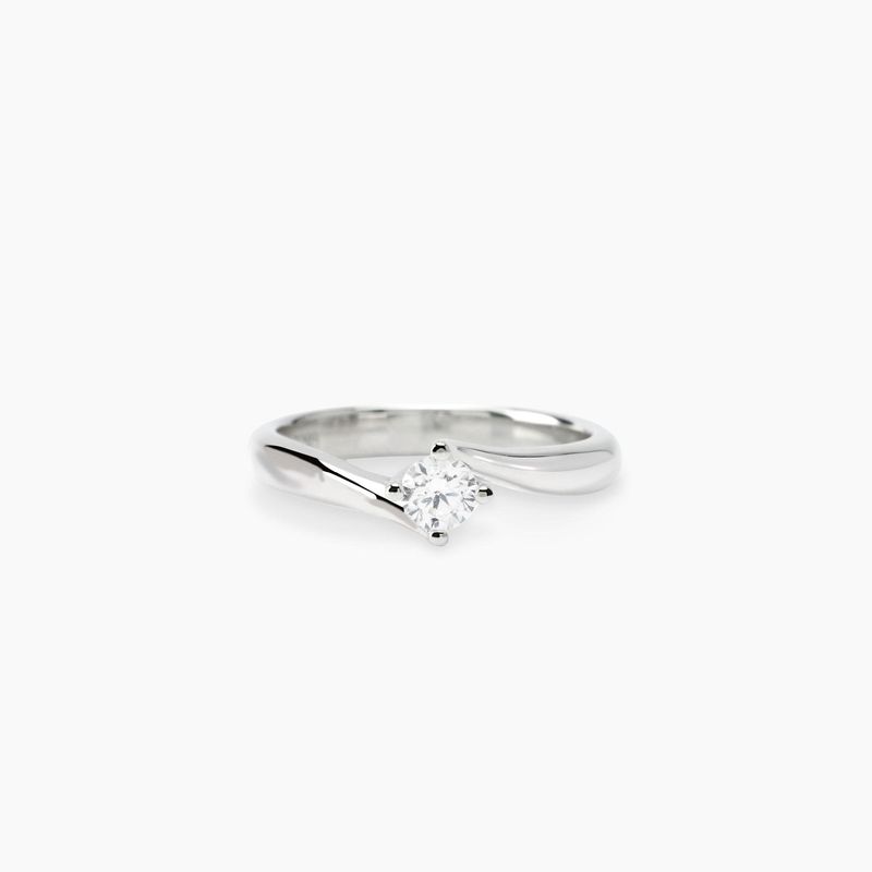 Mabina Anello solitario con diamante lab-grown 0,25ct