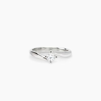 Mabina Anello solitario con diamante lab-grown 0,25ct