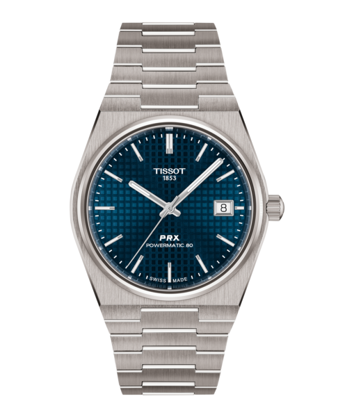 OROLOGIO TISSOT PRX POWERMATIC 80 TITANIUM 38mm T1378074404100 OROLOGIO TISSOT PRX POWERMATIC 80 TITANIUM 38mm T1378074404100