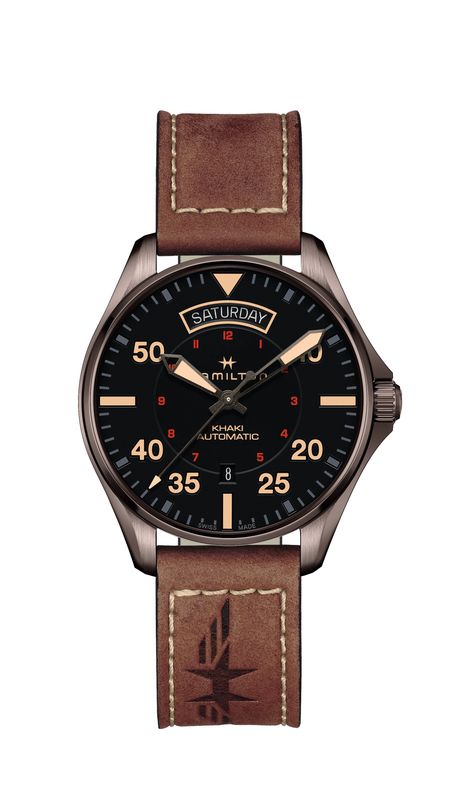 OROLOGIO HAMILTON KHAKI AVIATION DAY DATE AUTO H64605531
