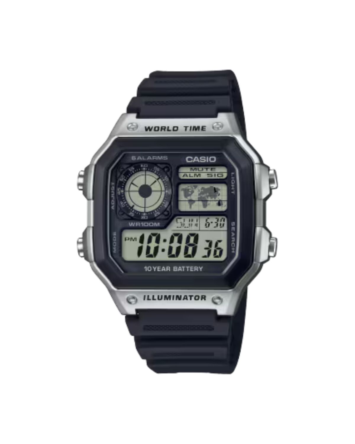 OROLOGIO CASIO MULTIFUNZIONE AE-1200WH-1CVEF