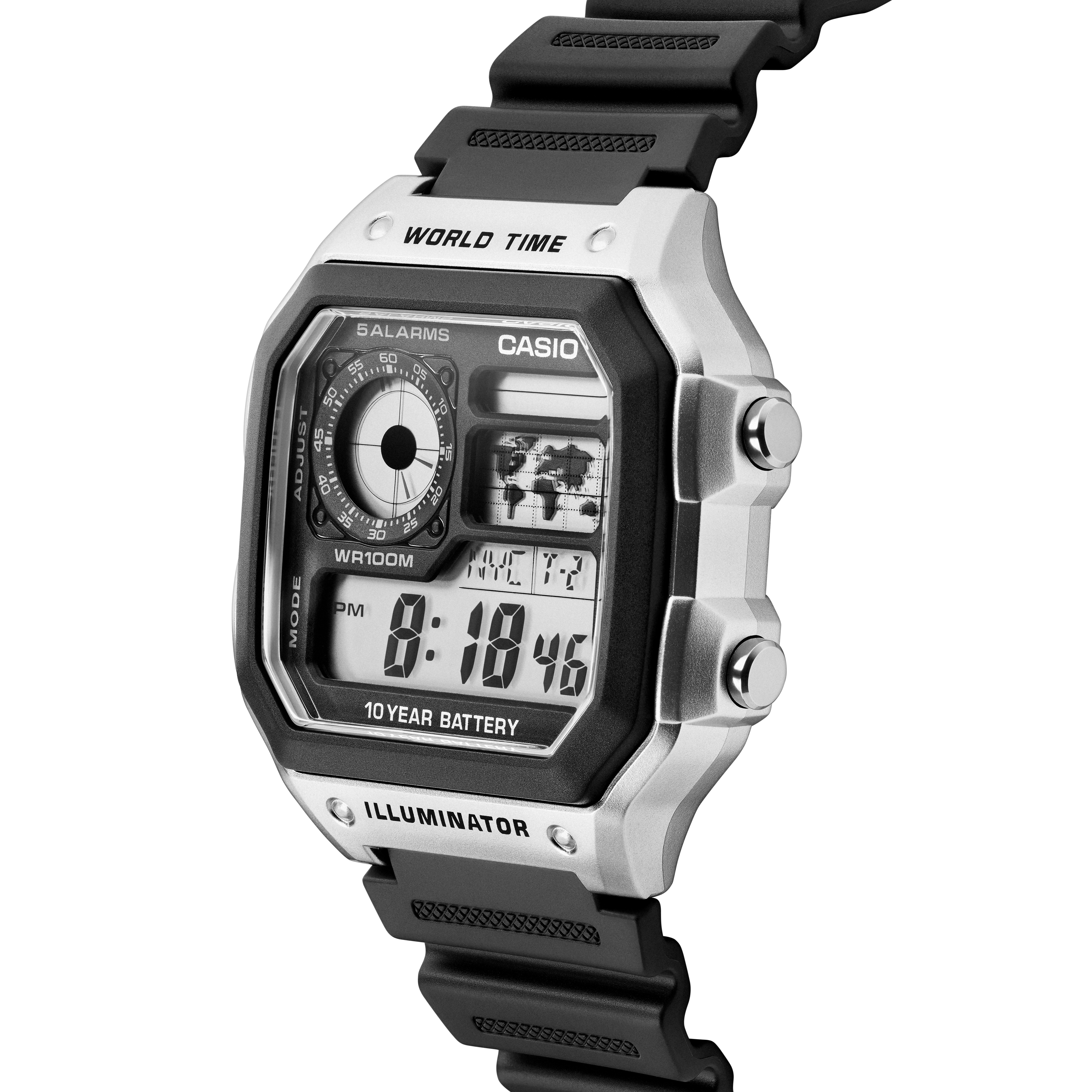 OROLOGIO CASIO MULTIFUNZIONE AE-1200WH-1CVEF