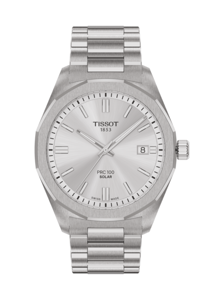 OROLOGIO TISSOT PRC 100 SOLAR QUARTZ 39mm T1514221103100