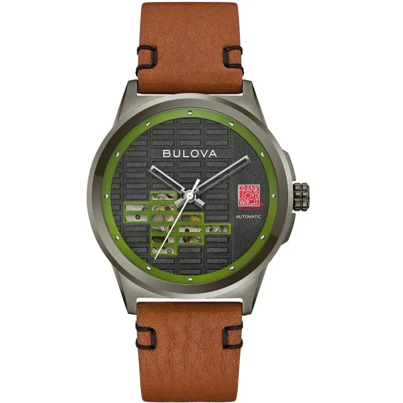 OROLOGIO BULOVA x FRANK LLOYD WRIGHT "KALIL HOUSE" 98A330