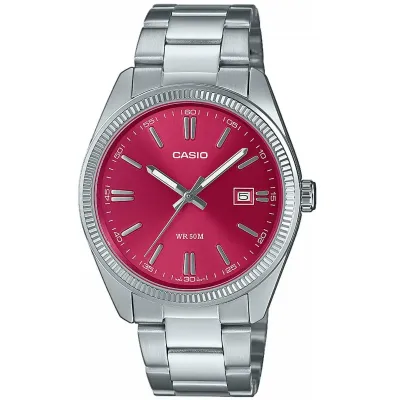 OROLOGIO CASIO TIMELESS ROSSO