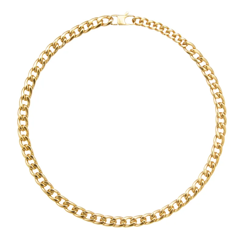 COLLANA BREIL BLOCK CHAIN IP GOLD