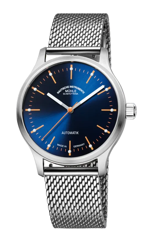 OROLOGIO MUHLE GLASHUTTE PANOVA BLUE  M1-40-72-MB