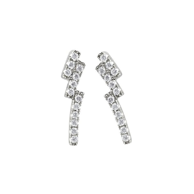 ORECCHINI BLISS ORO BIANCO E DIAMANTI
