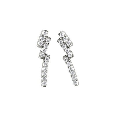 ORECCHINI BLISS ORO BIANCO E DIAMANTI