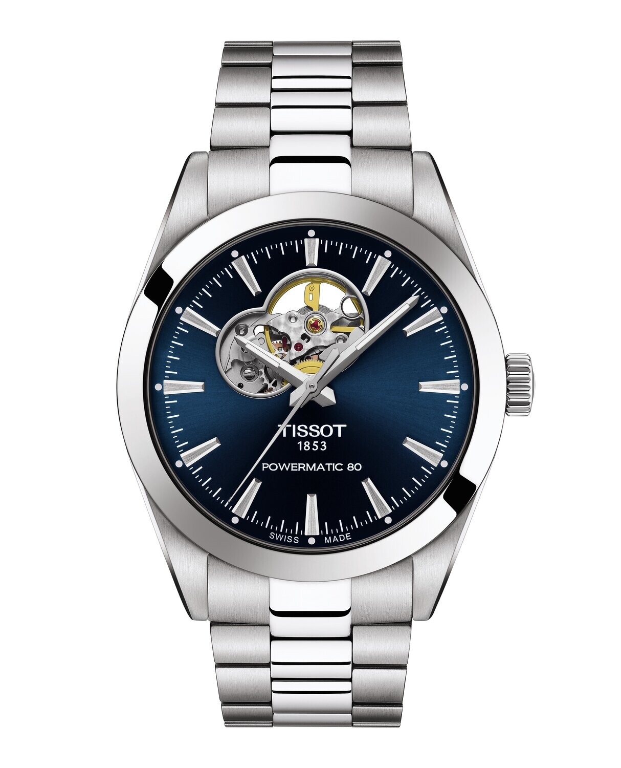 OROLOGIO TISSOT GENTLEMAN POWERMATIC 80 OPEN HEART T1274071104101