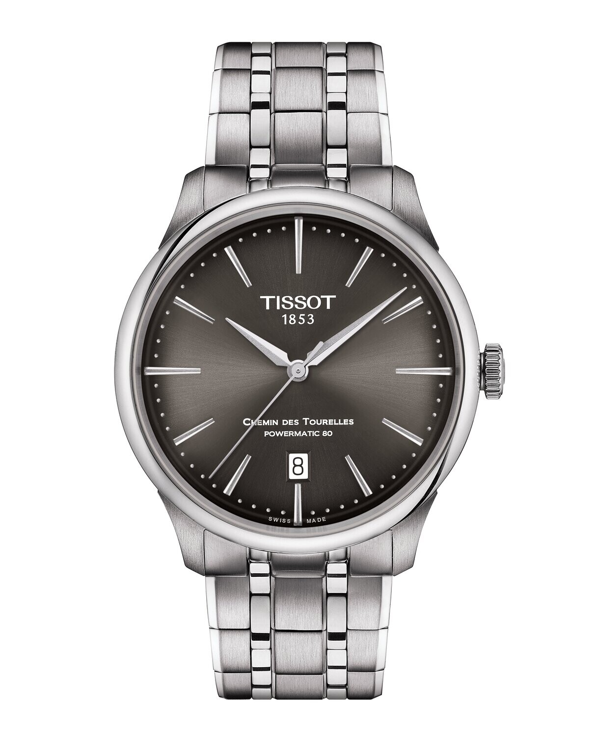 OROLOGIO TISSOT CHEMIN DES TOURELLES POWERMATIC 80 39mm T1398071106100