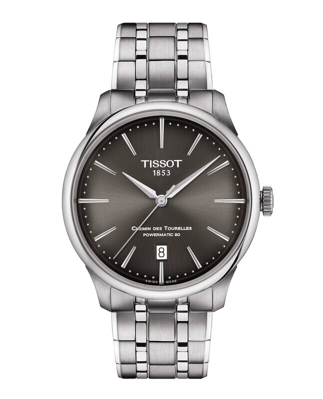OROLOGIO TISSOT CHEMIN DES TOURELLES POWERMATIC 80 39mm T1398071106100