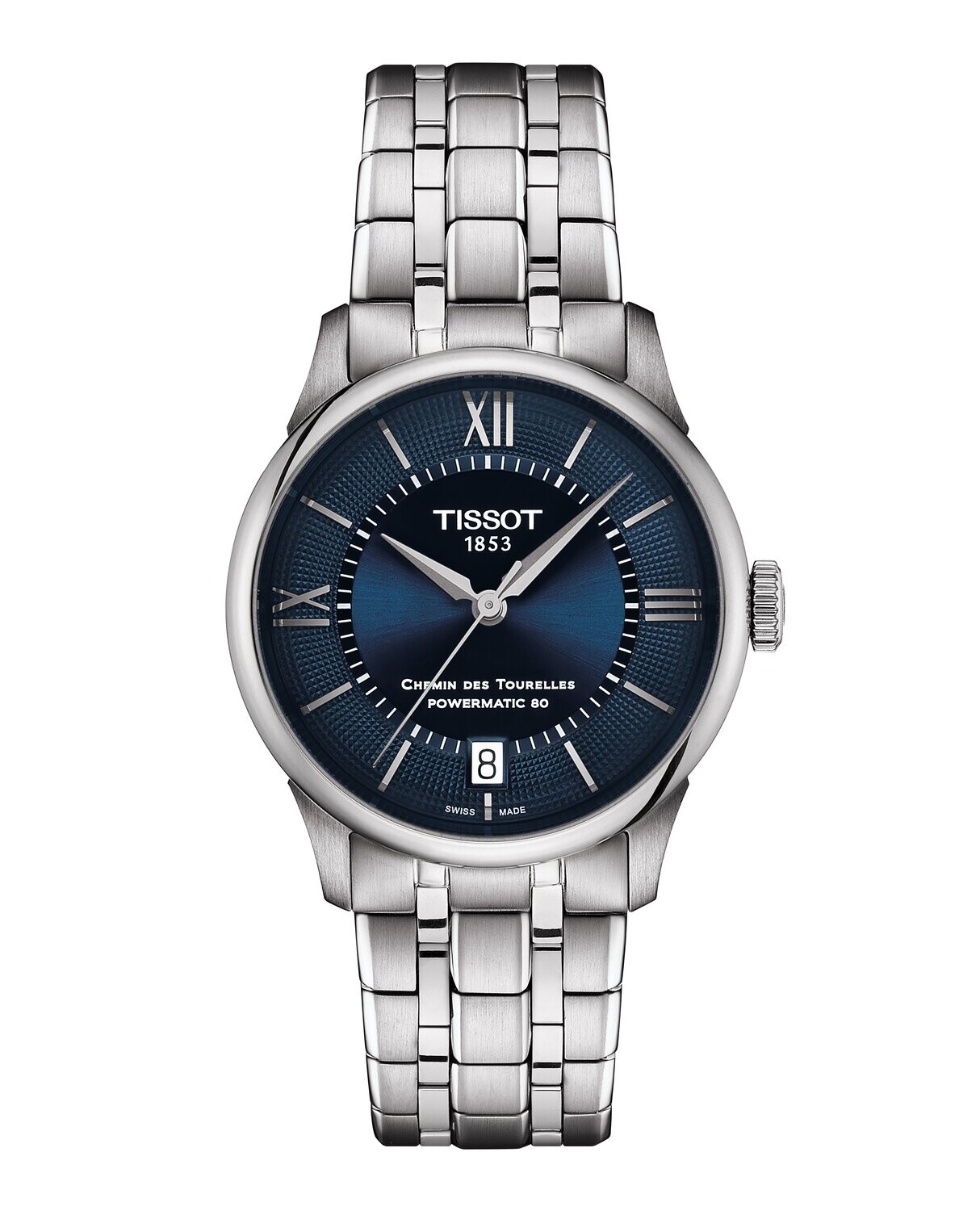 OROLOGIO TISSOT CHEMIN DES TOURELLES POWERMATIC 80 34mm T1392071104800 OROLOGIO TISSOT CHEMIN DES TOURELLES POWERMATIC 80 34mm T1392071104800