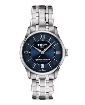OROLOGIO TISSOT CHEMIN DES TOURELLES POWERMATIC 80 34mm T1392071104800 OROLOGIO TISSOT CHEMIN DES TOURELLES POWERMATIC 80 34mm T1392071104800