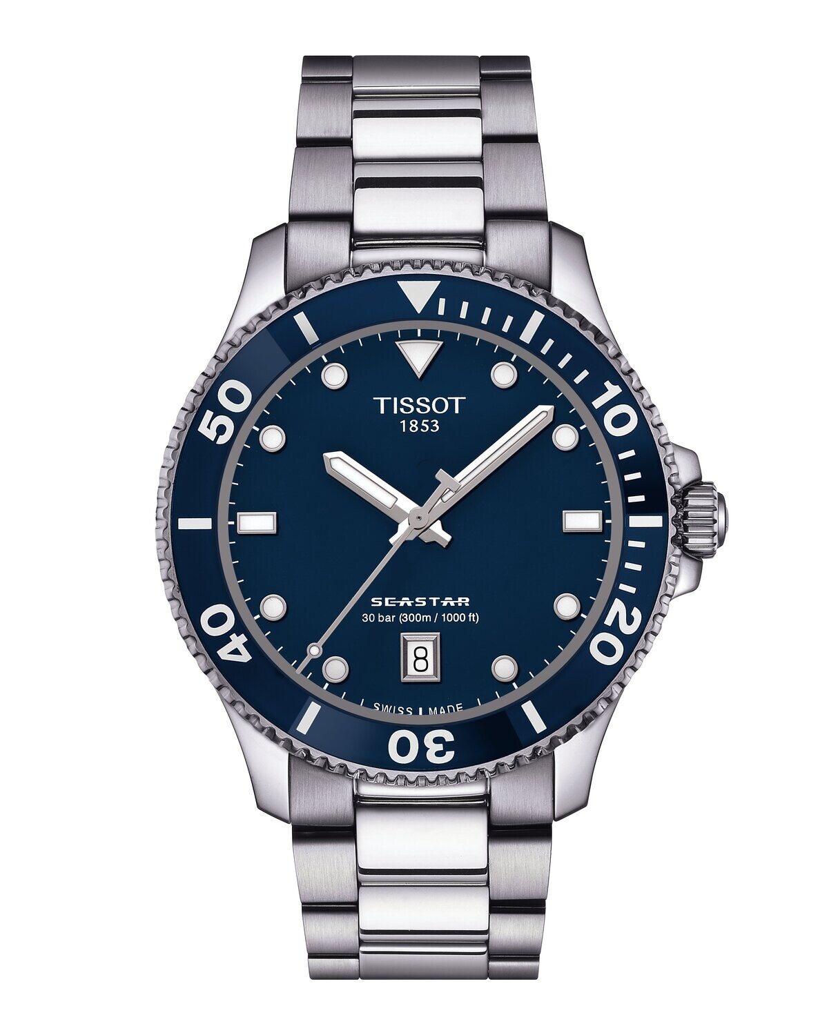 OROLOGIO TISSOT SEASTAR 1000 40mm QUARTZ T1204101104100