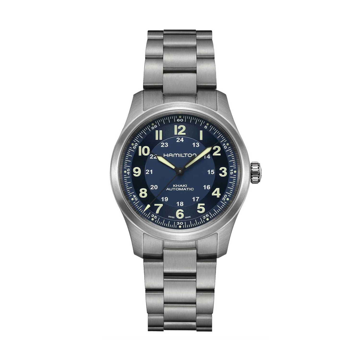 OROLOGIO HAMILTON KHAKI FIELD TITANIUM AUTO 38mm H70205140 OROLOGIO HAMILTON KHAKI FIELD TITANIUM AUTO 38mm H70205140