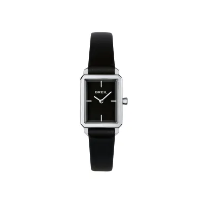 Orologio Breil Carrè in pelle e quadrante in acciaio 20x24mm