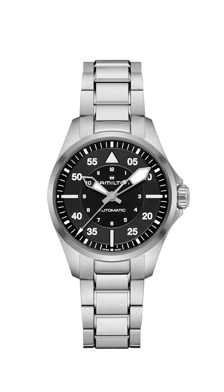 OROLOGIO HAMILTON KHAKI AVIATION PILOT AUTO 36mm H76215130 OROLOGIO HAMILTON KHAKI AVIATION PILOT AUTO 36mm H76215130