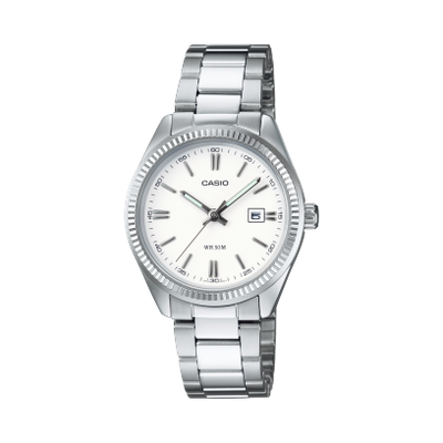 OROLOGIO CASIO TIMELESS LADY BIANCO OROLOGIO CASIO TIMELESS LADY BIANCO