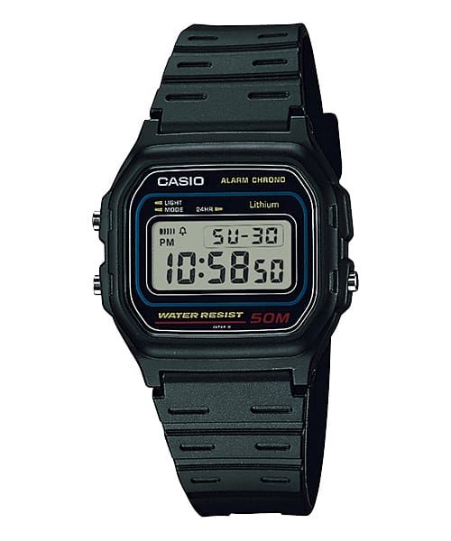 Casio Orologio in resina nero W-59-1VQES