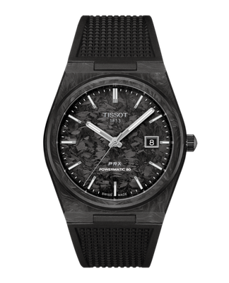 OROLOGIO TISSOT PRX POWERMATIC 80 40mm FORGED CARBON T1379079720100 OROLOGIO TISSOT PRX POWERMATIC 80 40mm FORGED CARBON T1379079720100