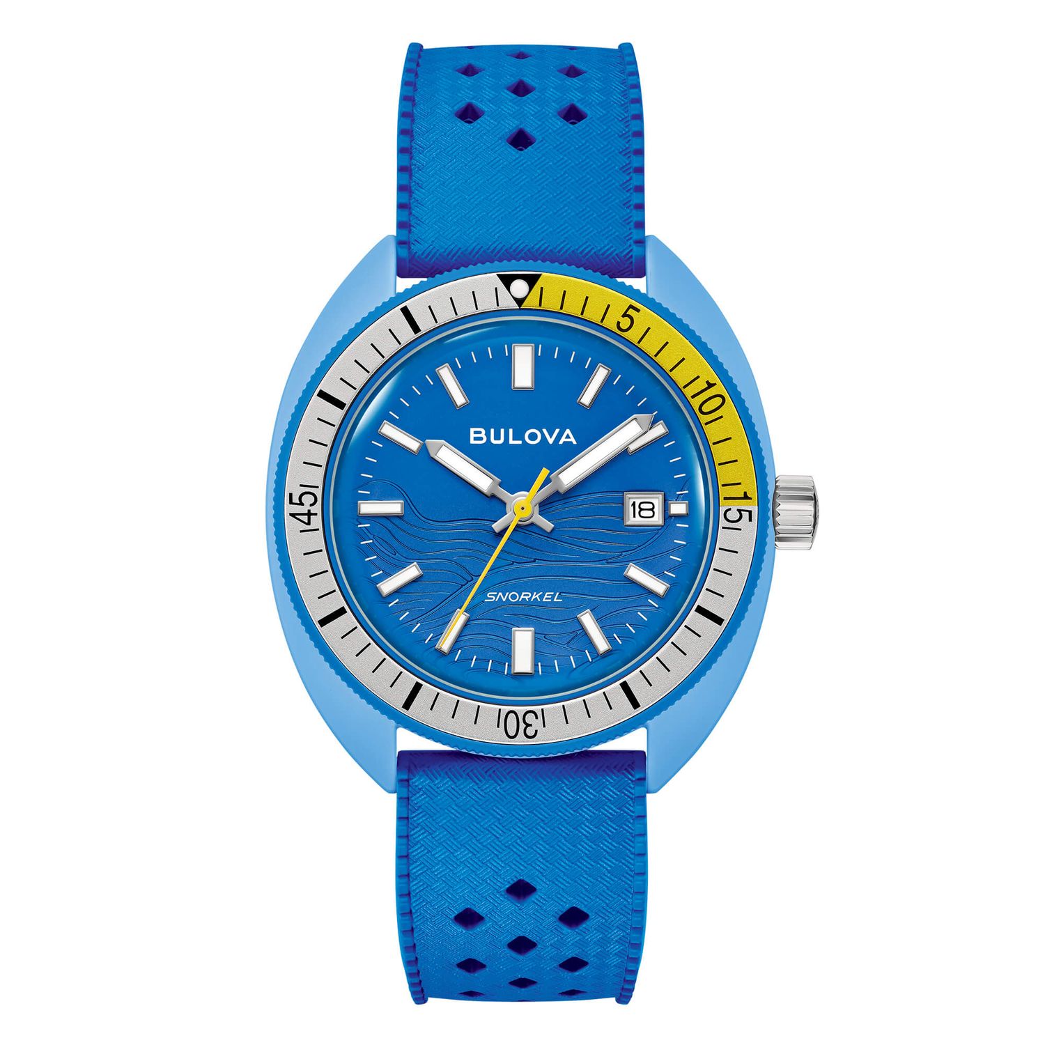 OROLOGIO BULOVA SNORKEL BLUE TANG FISH 98B445 OROLOGIO BULOVA SNORKEL BLUE TANG FISH 98B445