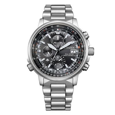 OROLOGIO CITIZEN CRONO PILOT RADIOCONTROLLATO 41mm AT8300-58E OROLOGIO CITIZEN CRONO PILOT RADIOCONTROLLATO 41mm AT8300-58E