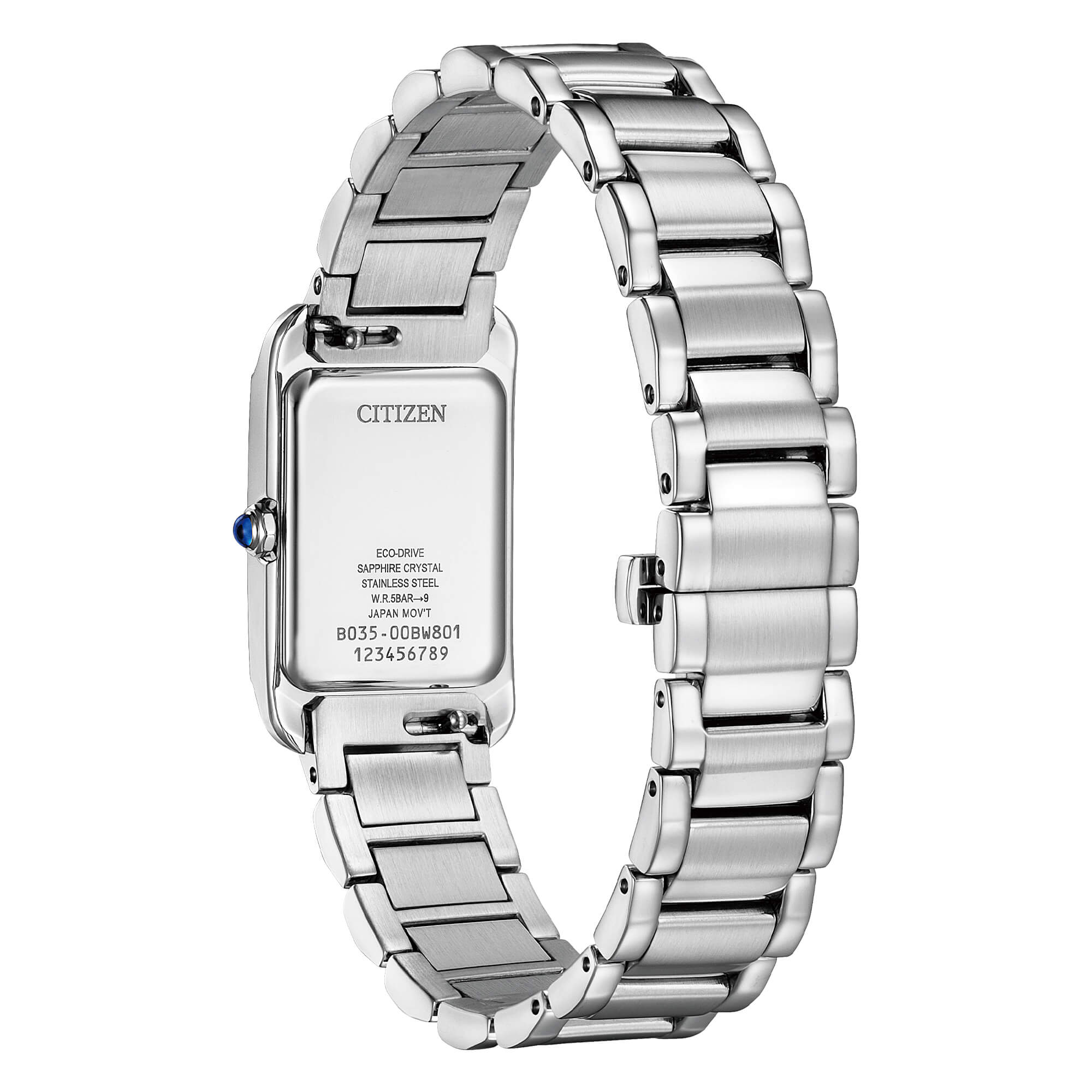 OROLOGIO CITIZEN EL SQUARE LADY ECO-DRIVE EW5620-55N