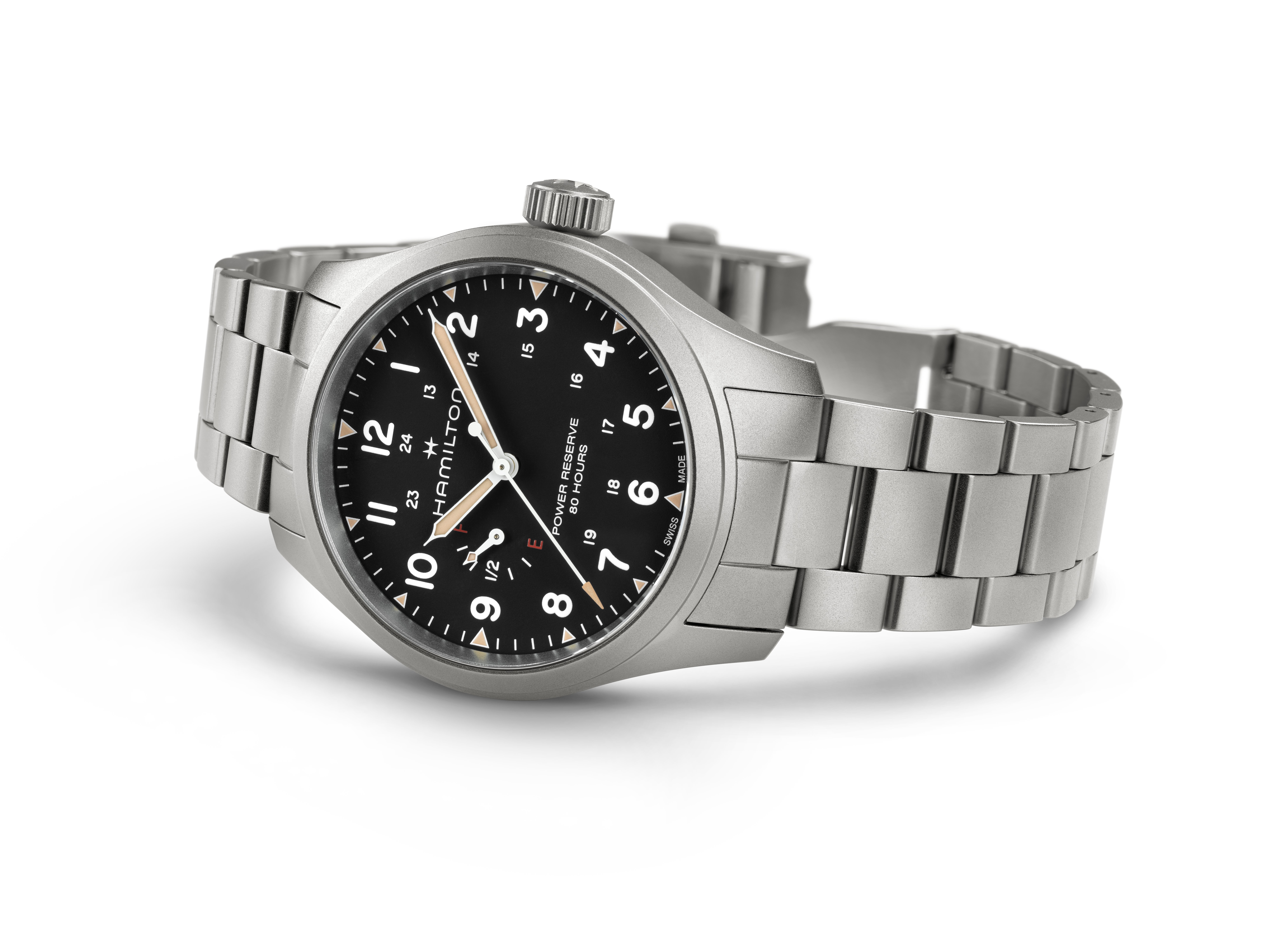 OROLOGIO HAMILTON KHAKI FIELD MECHANICAL 40mm POWER RESERVE H69509130