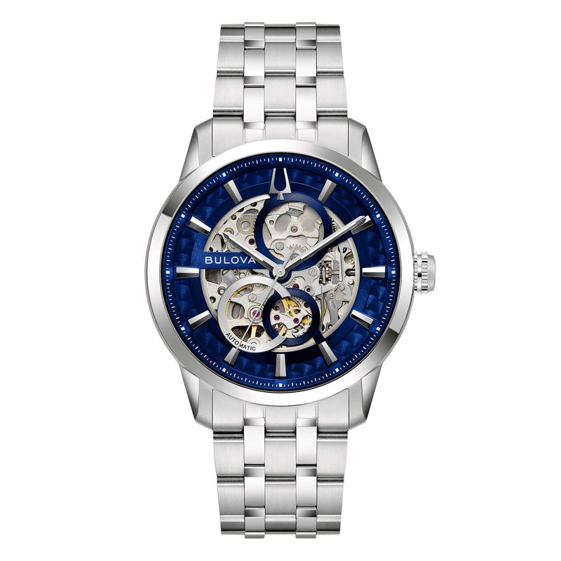 OROLOGIO BULOVA SUTTON SKELETON 40mm 96A331 OROLOGIO BULOVA SUTTON SKELETON 40mm 96A331