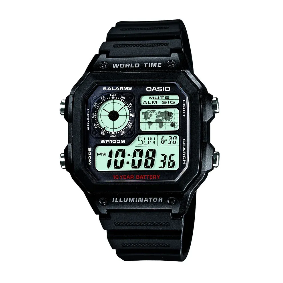 OROLOGIO CASIO MULTIFUNZIONE AE-1200WH-1AVEF OROLOGIO CASIO MULTIFUNZIONE AE-1200WH-1AVEF